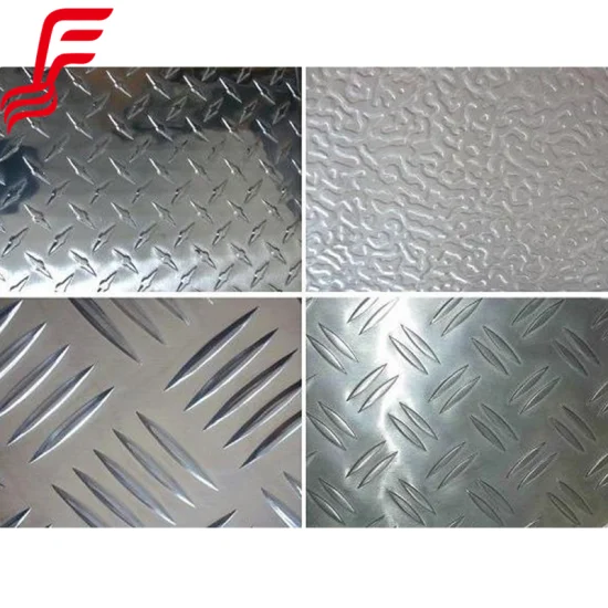 Folha de placa de alumínio escovado fornecedor chinês de perfil de alumínio com padrão de extrusão de liga de alumínio